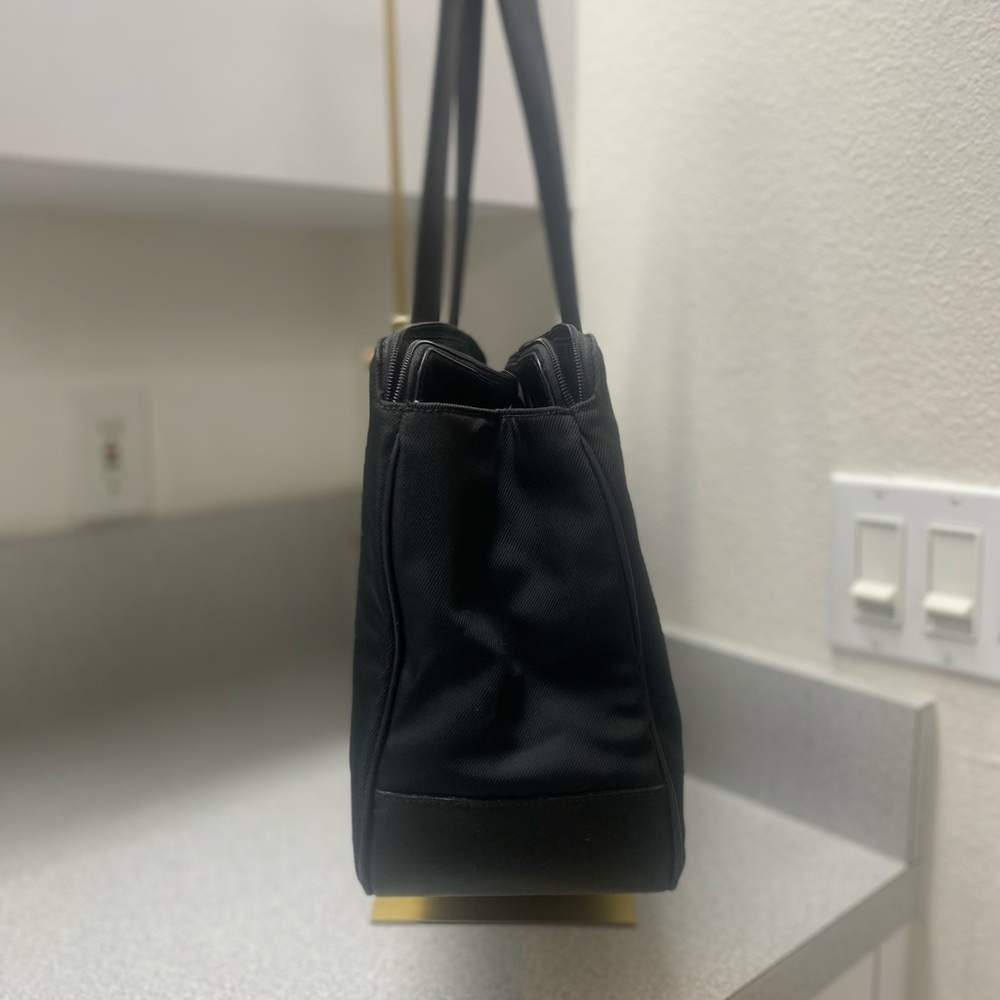 Coach Vintage Mercer Twill and Leather Black Satchel EUC - Picture 5 of 15